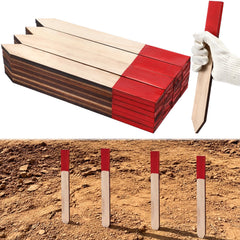 Mifoci front pack of 24 wooden stakes showing quantity and packaging benefit