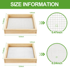 Mifoci closeup of stainless-steel mesh showing durable screening benefit