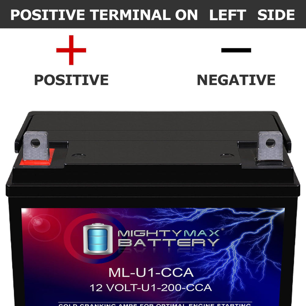 Mighty Max Battery installed in riding mower demonstrating easy, space-saving fit