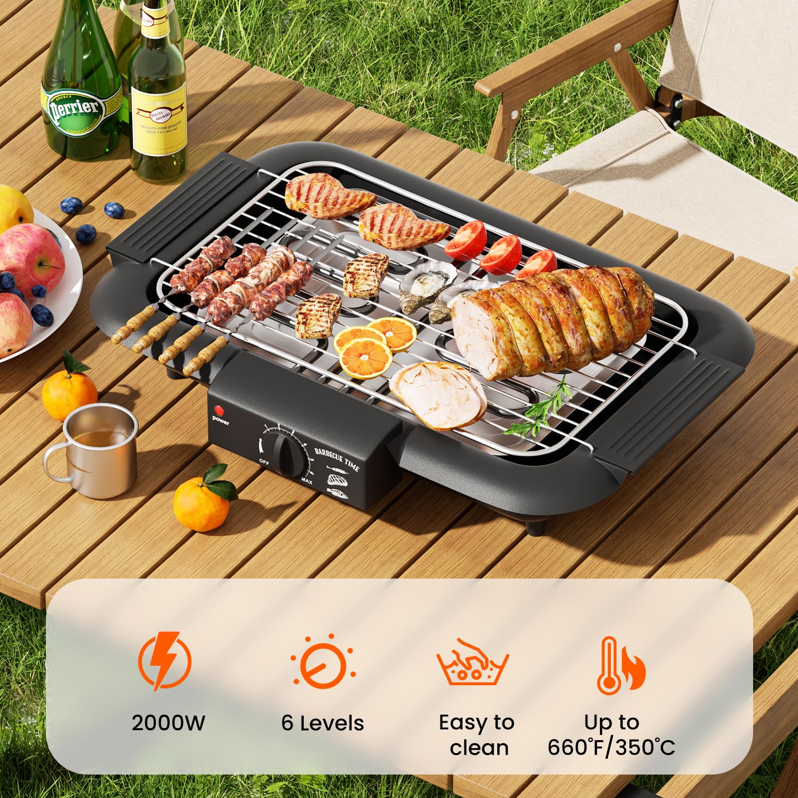 Mihoho double heating tube close-up highlighting even high-power heat distribution