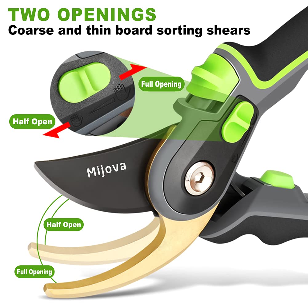 Mijova ergonomic non-slip handle demonstrating comfortable, secure grip