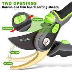 Mijova ergonomic non-slip handle demonstrating comfortable, secure grip