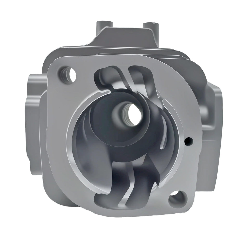Mikatesi cylinder mounted on trimmer illustrating proper fit and performance restoration