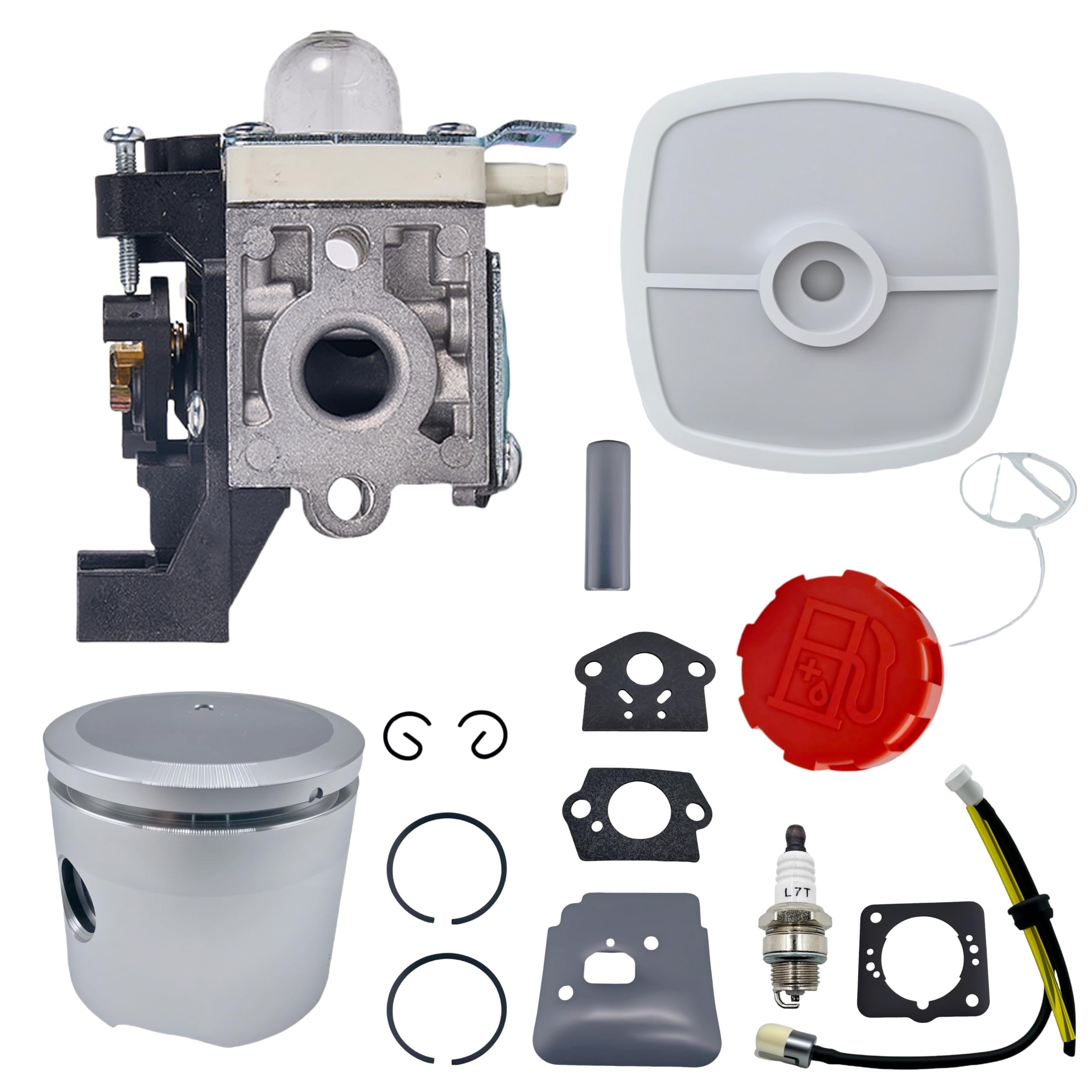 Mikatesi parts laid out for scale comparison to confirm compatibility before purchase