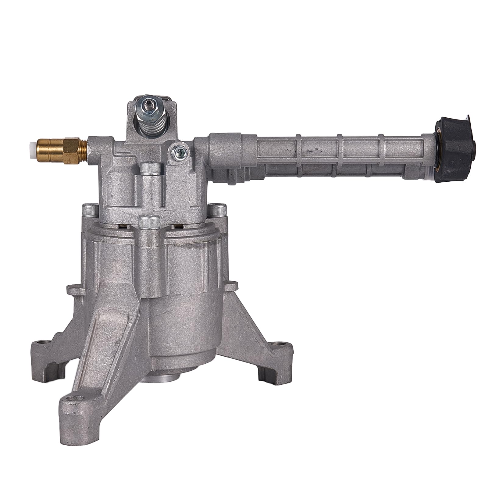 Mikatesi pump under pressure lifestyle use showing strong cleaning performance outdoors