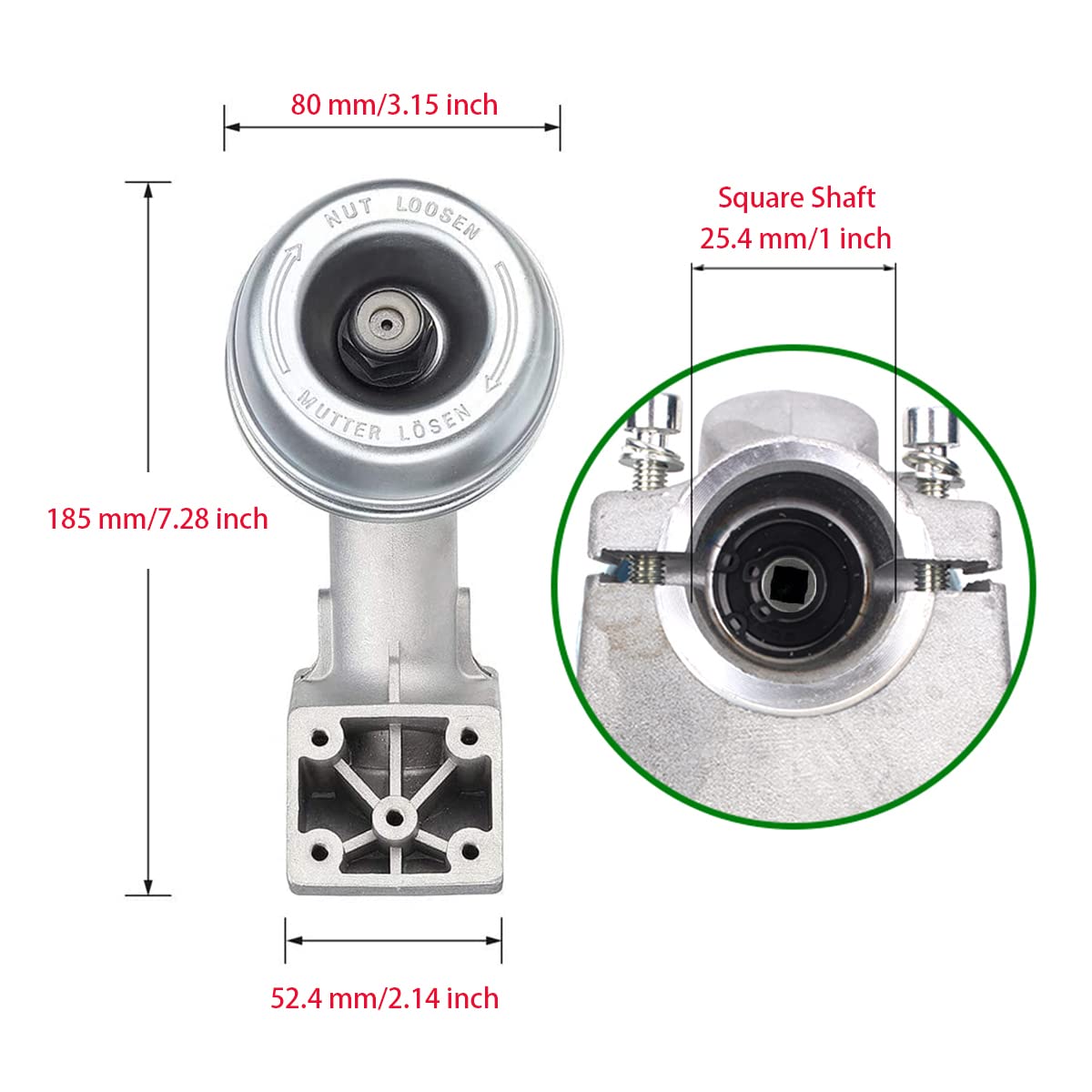Milikaco accessories laid out with extra screws and plates to simplify trimmer rebuilds