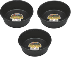 Miller HP-2 feed pan front view showing durable rubber and long-lasting use