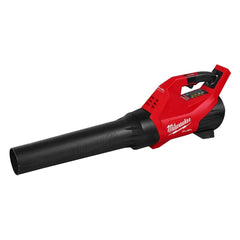 Milwaukee M18 FUELTRADE Blower front view showing compact housing and professional build for jobsite efficiency