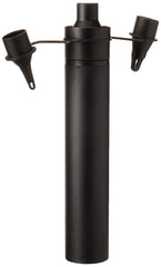 Milwaukee blower next to M18 battery showing compact scale and battery compatibility