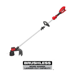 Milwaukee shaft detail highlighting durable construction and ergonomic grip benefit