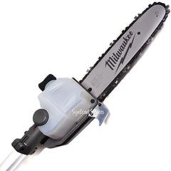 Milwaukee easy-access chain tensioner displayed for fast adjustments