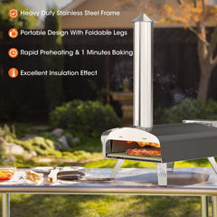 Mimiuo foldable aluminum peel displayed for easy insertion and compact storage