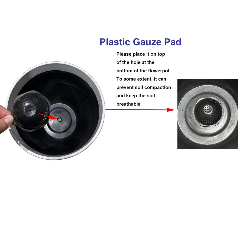 MinCHI257 drainage hole and saucer detail for tidy indoor watering