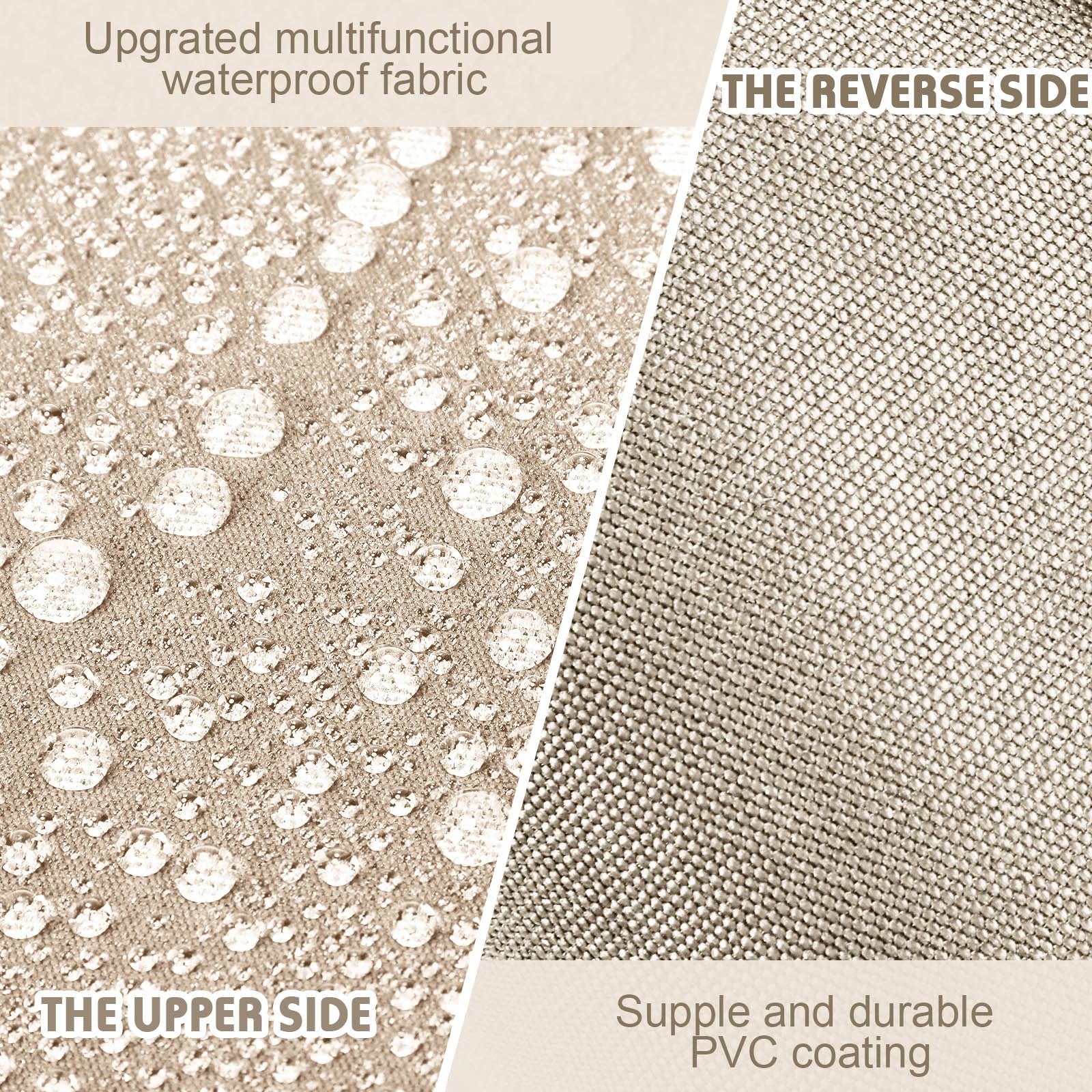 Mindsoft fabric texture showing water-resistant weave for easy wiping benefit