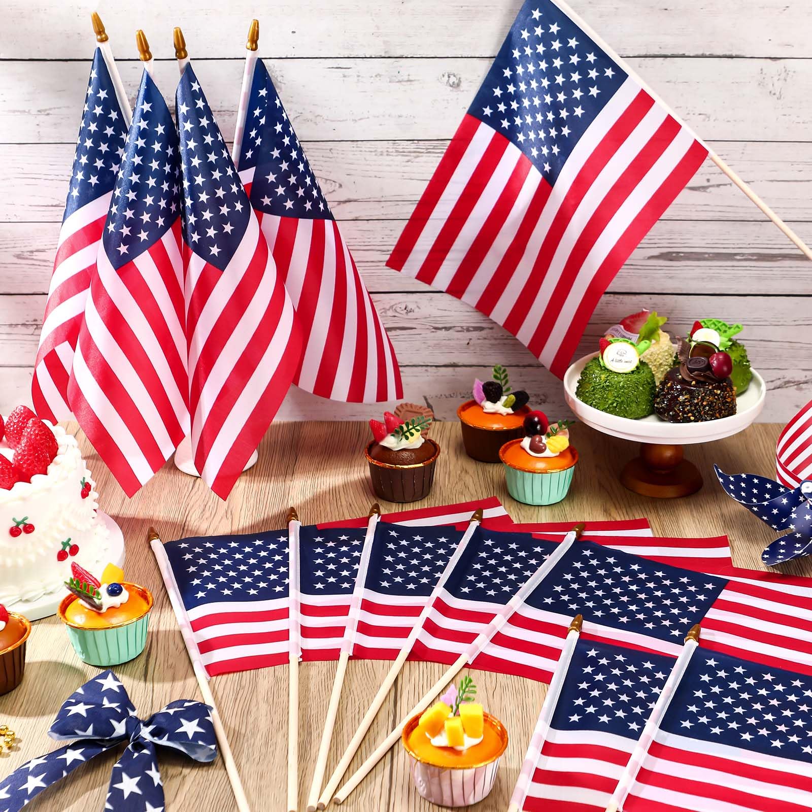 Mindsoft close-up of polyester flag fabric highlighting durable print