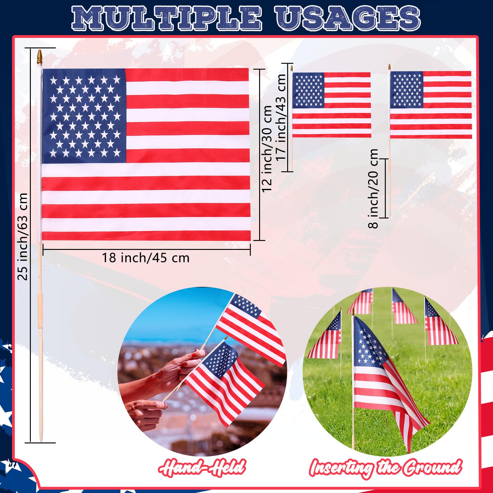 Mindsoft close-up of polyester flag texture highlighting durability benefit
