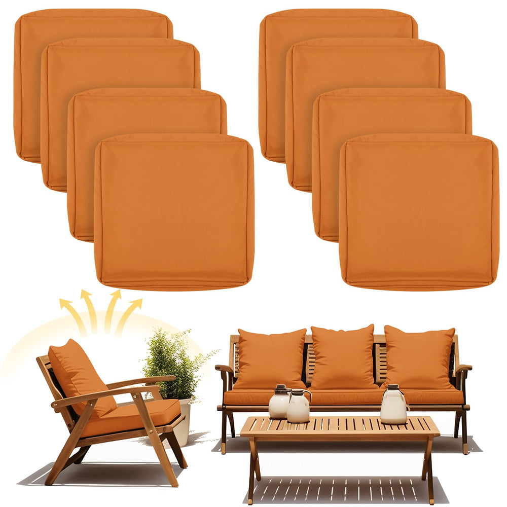 Mindsoft front view of orange cover shows finished look and easy styling
