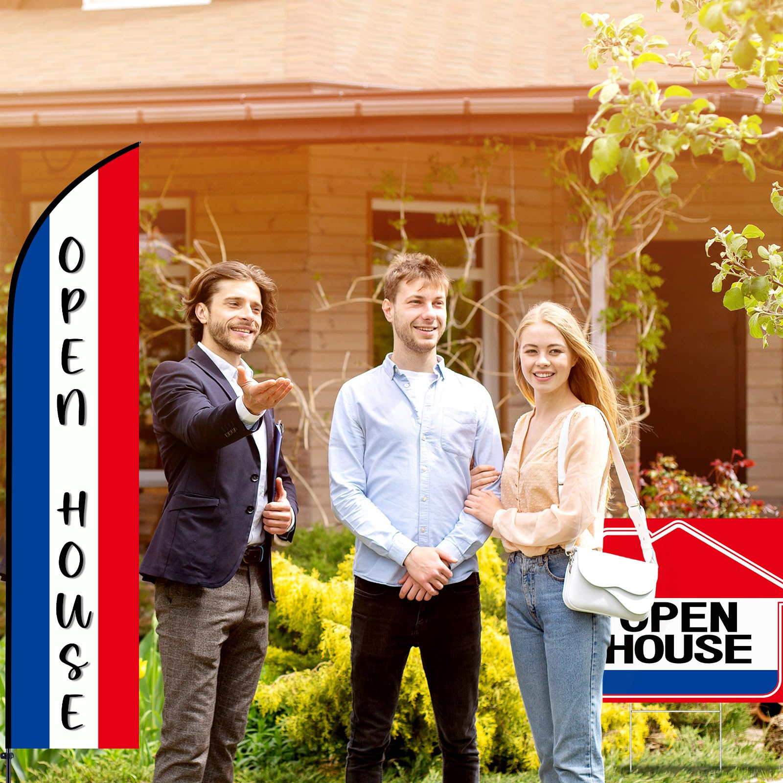 Mindsoft signs in use along driveway guiding visitors to property