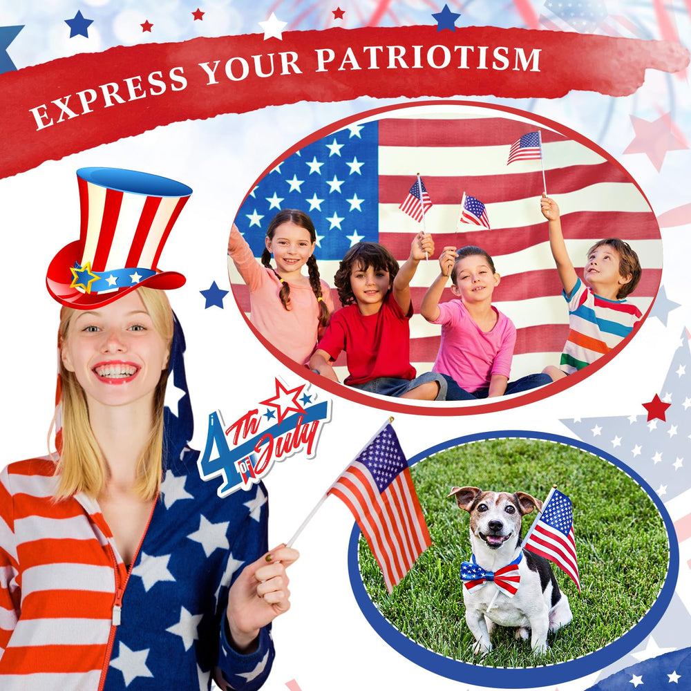 Mindsoft mini handheld flags grouped together ideal for crowds and parades