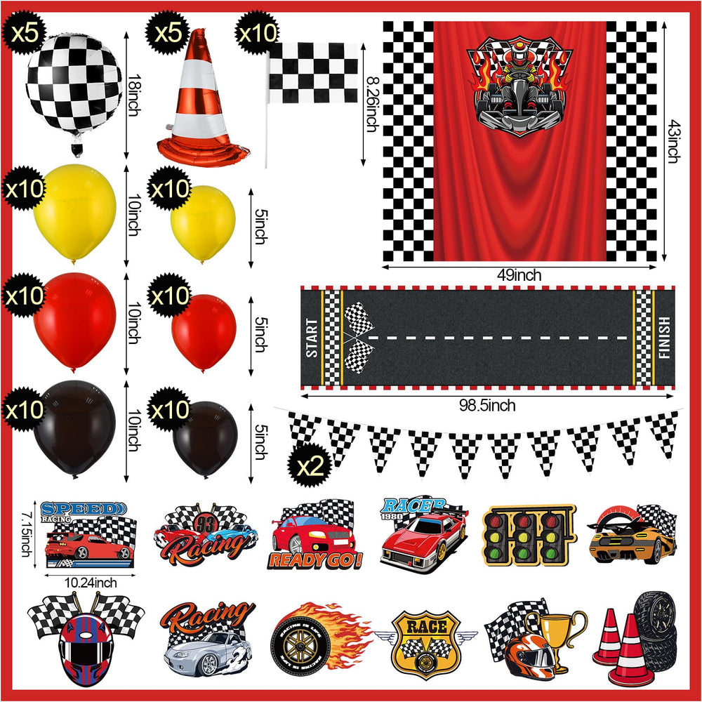 Mindsoft racing flags and pennants close-up highlighting pattern and fast setup