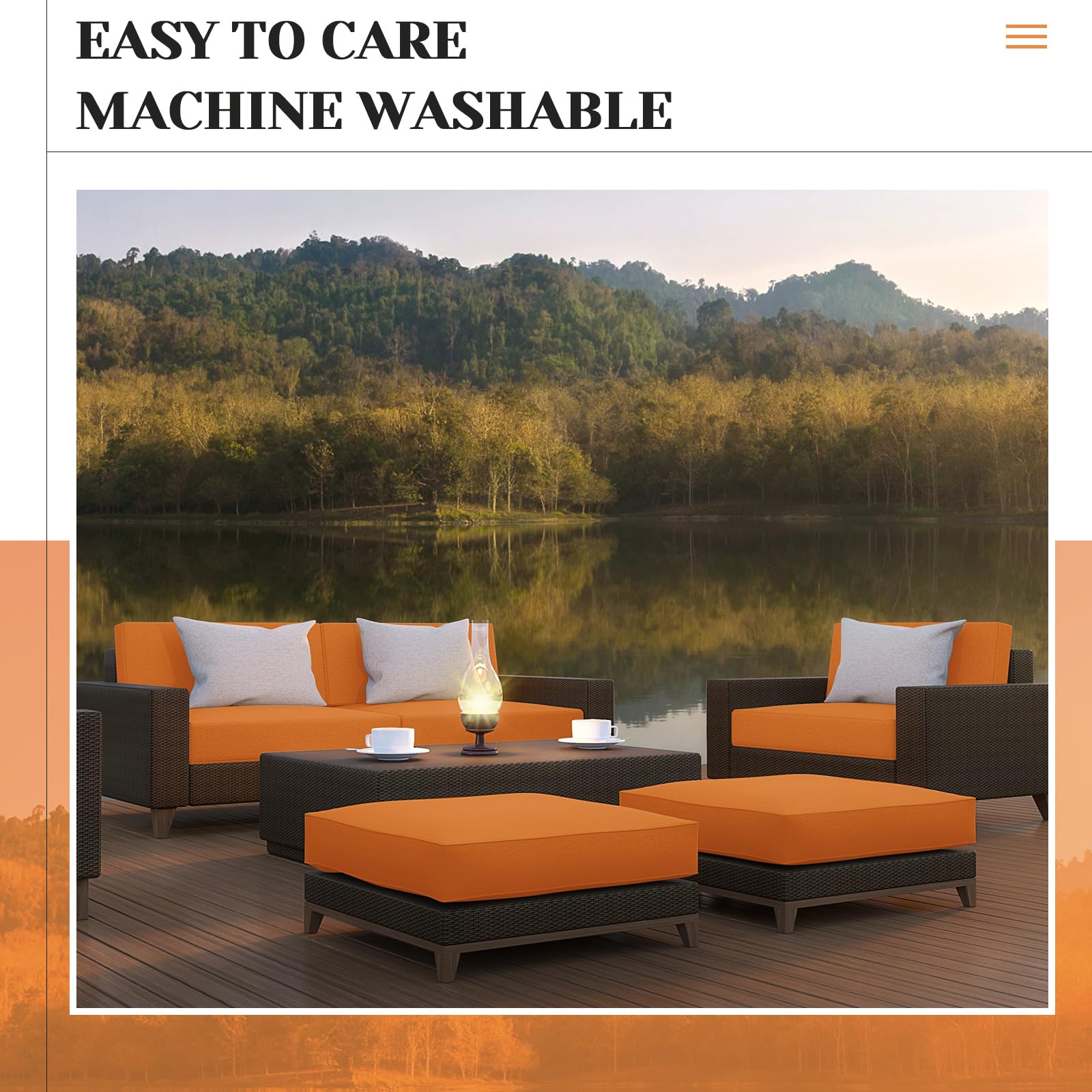 Mindsoft side profile showing 4-inch depth for snug cushion fit advantage