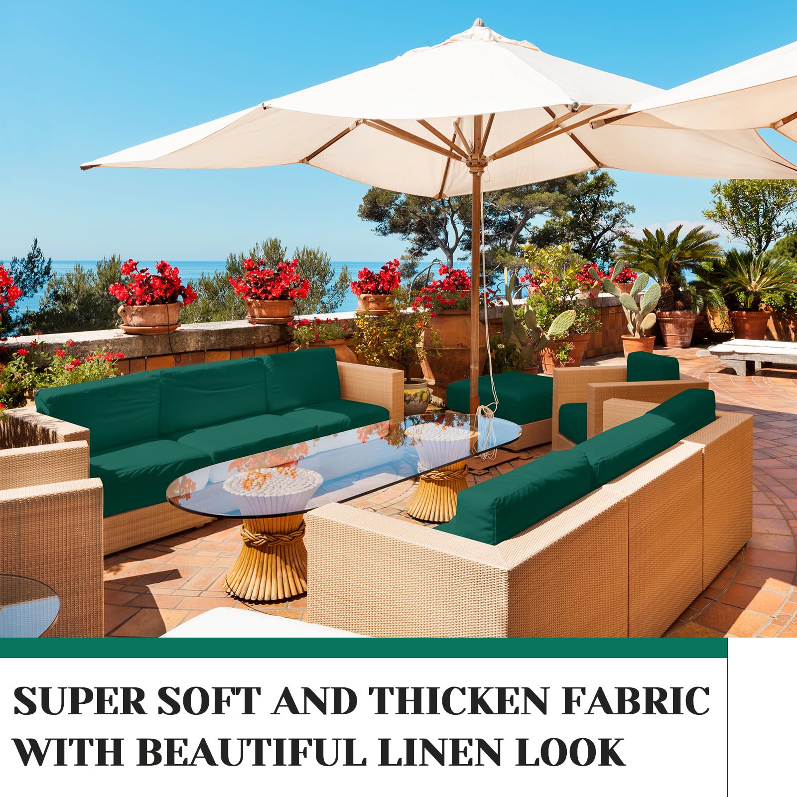 Mindsoft size comparison with ruler showing 24x24x4 inch fit clarity