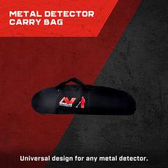 MINELAB close-up of padding and reinforced seam demonstrating durable protection for detector