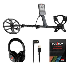 MINELAB Equinox 900 front controls showing quick-access buttons and robust display for fast setup