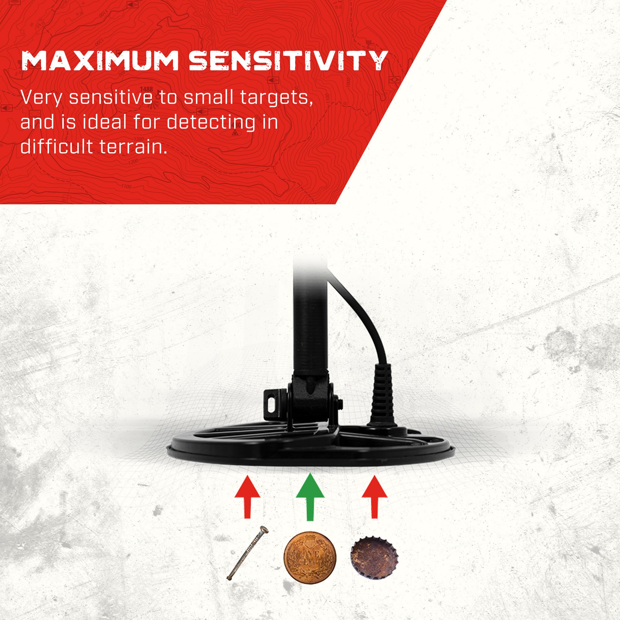 MINELAB EQX 06 skid plate detail protecting coil housing and extending service life