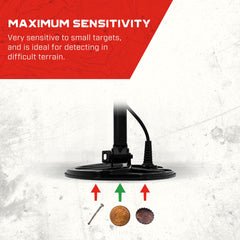 MINELAB EQX 06 skid plate detail protecting coil housing and extending service life