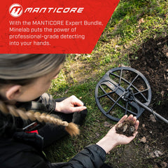 MINELAB close-up of 11-inch double-D coil showing improved depth detection