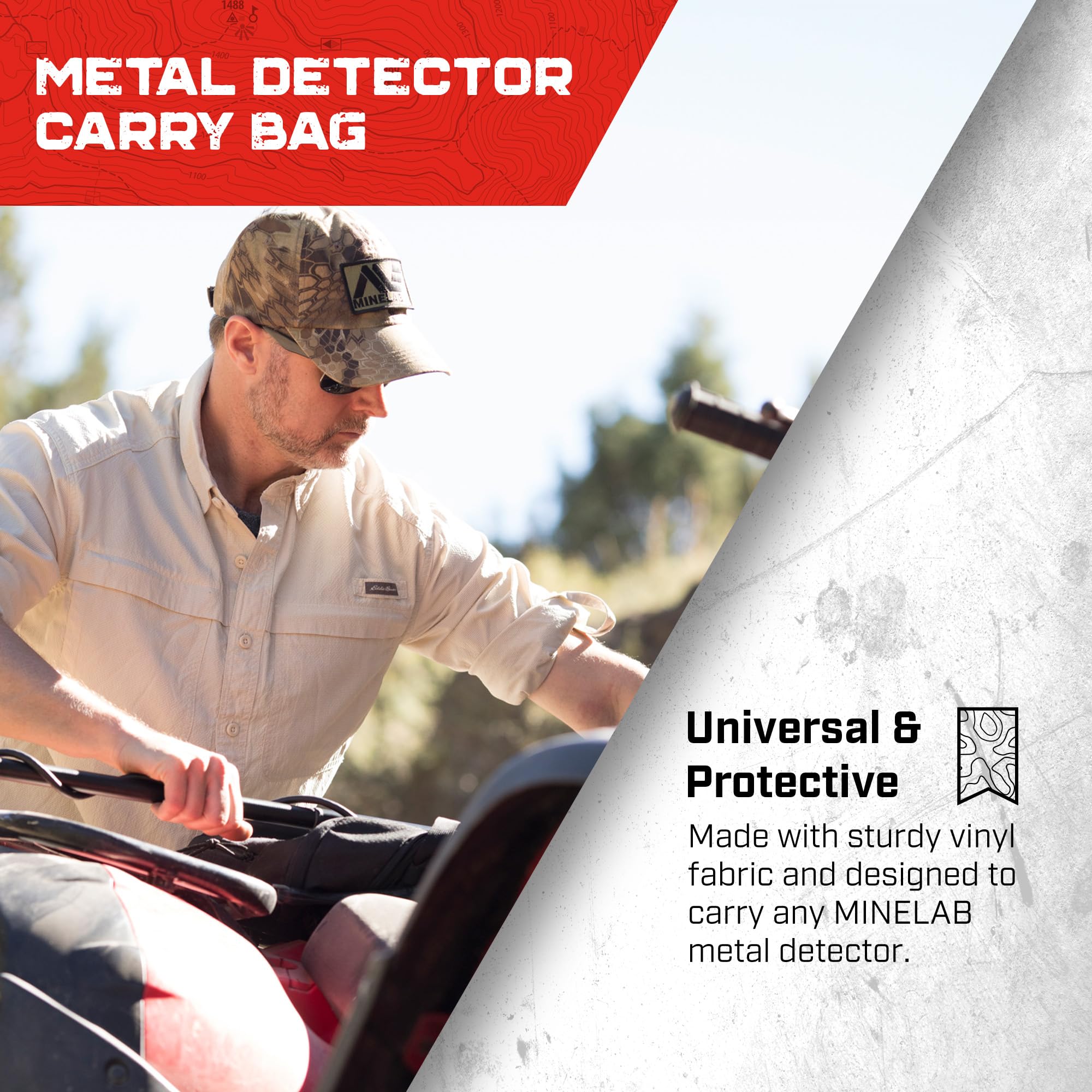 MINELAB MANTICORE control panel and display for clear target identification