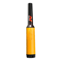 MINELAB PRO-FIND 35 front view showing controls and fingertip grip, improving handling