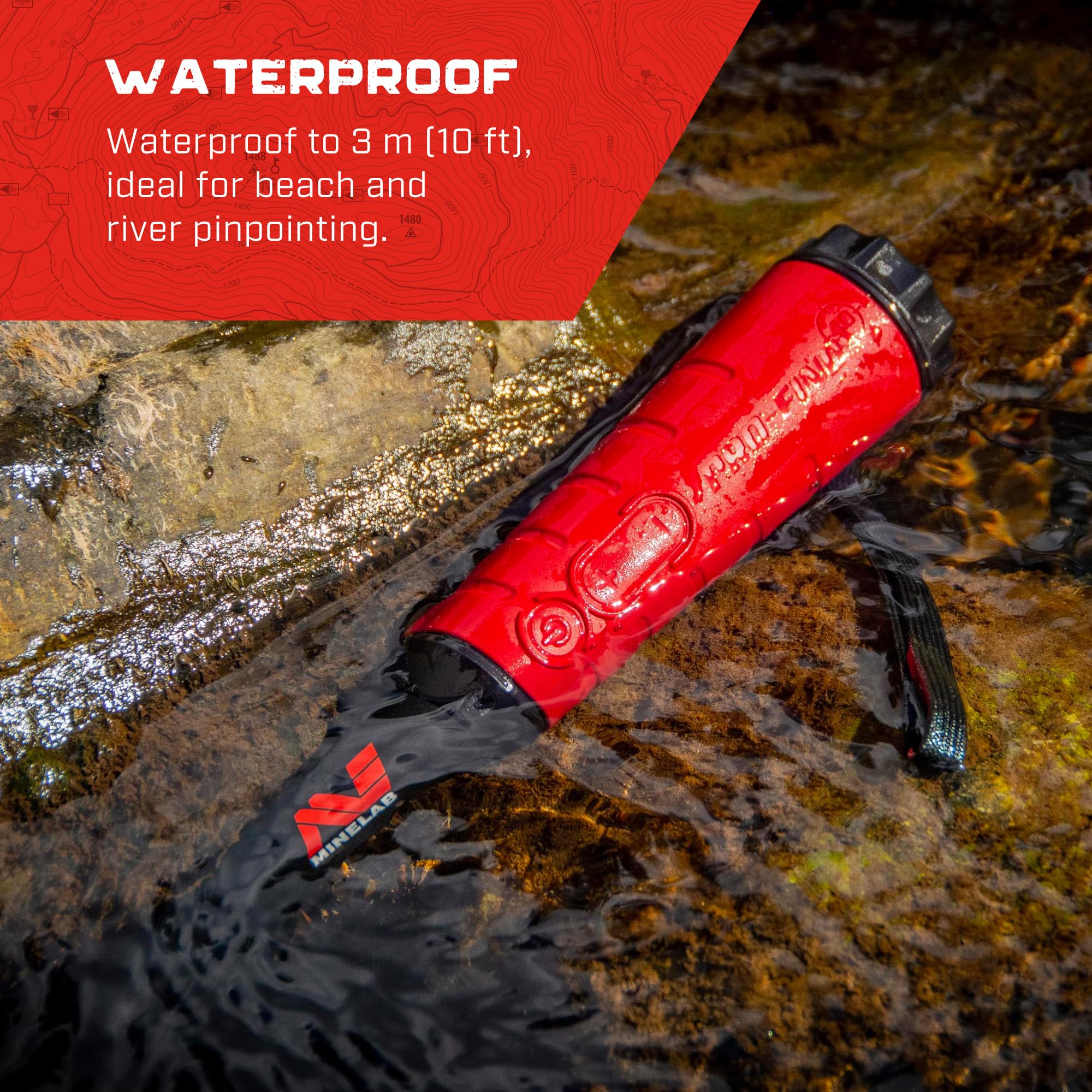 MINELAB PRO-FIND 40 in use at beach for waterproof searching benefit
