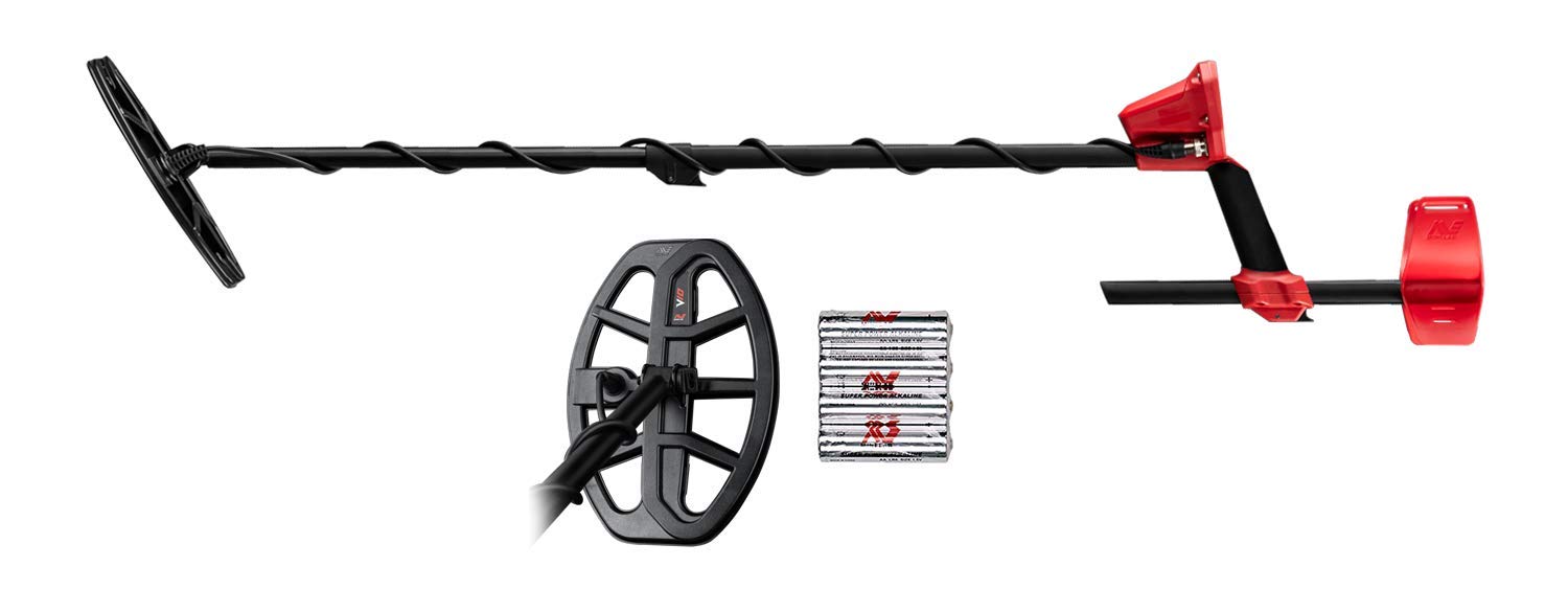 MINELAB Vanquish 340 collapsed to 30 inches, highlighting portability and travel-ready size