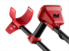 MINELAB Vanquish 340 control panel close-up showing simple buttons and easy audio control