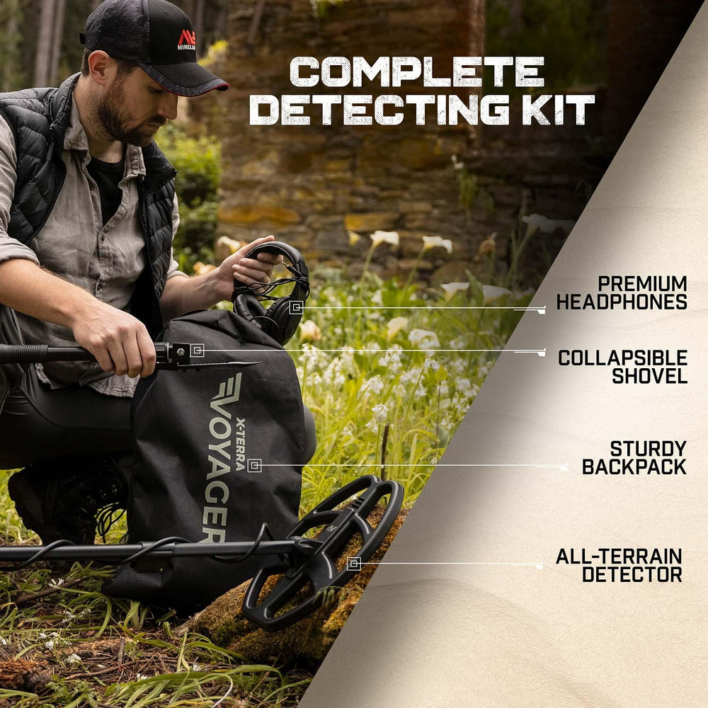 MINELAB X-Terra Voyager backlit display showing target ID for faster target discrimination