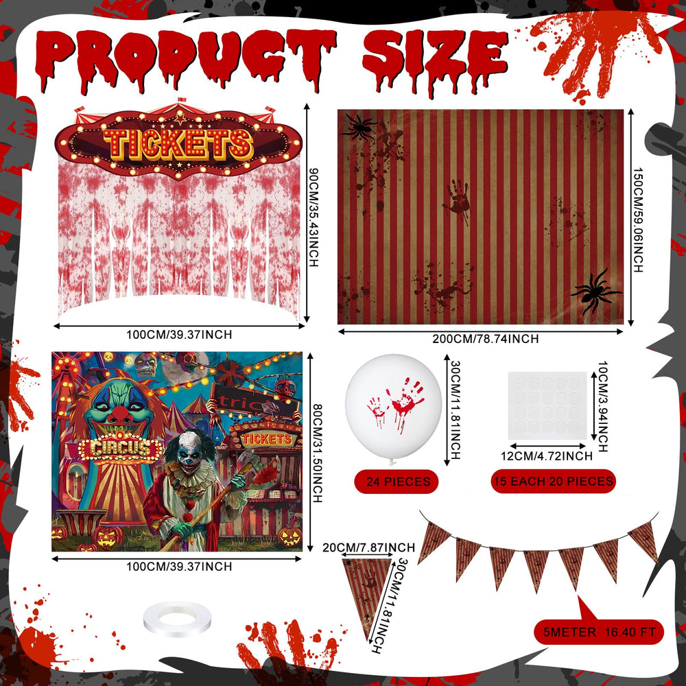 MiniInflat red-and-white pennant banner stretching across space for continuity