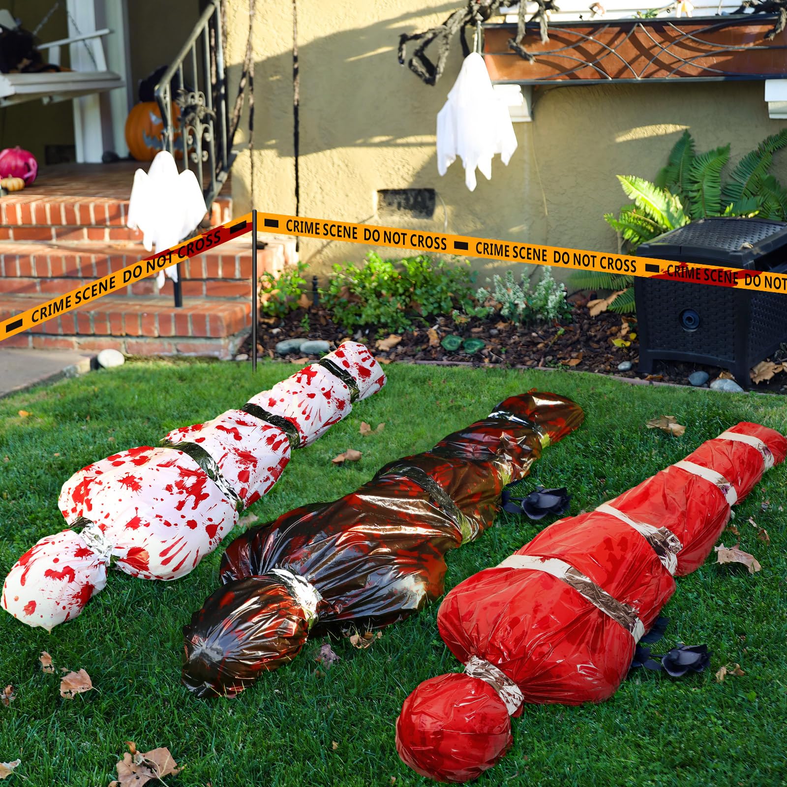 MiniInflat caution tape and ropes display for fast scene building
