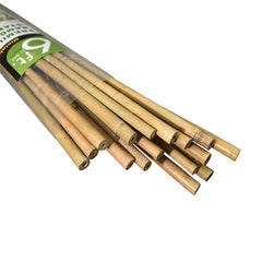Mininfa front packaging showing 20 bamboo stakes and eco benefit