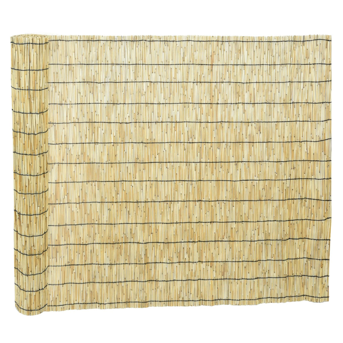 Mininfa front facing roll showing compact roll for quick privacy