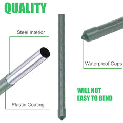 Mininfa green plastic coating texture resisting rust and weather