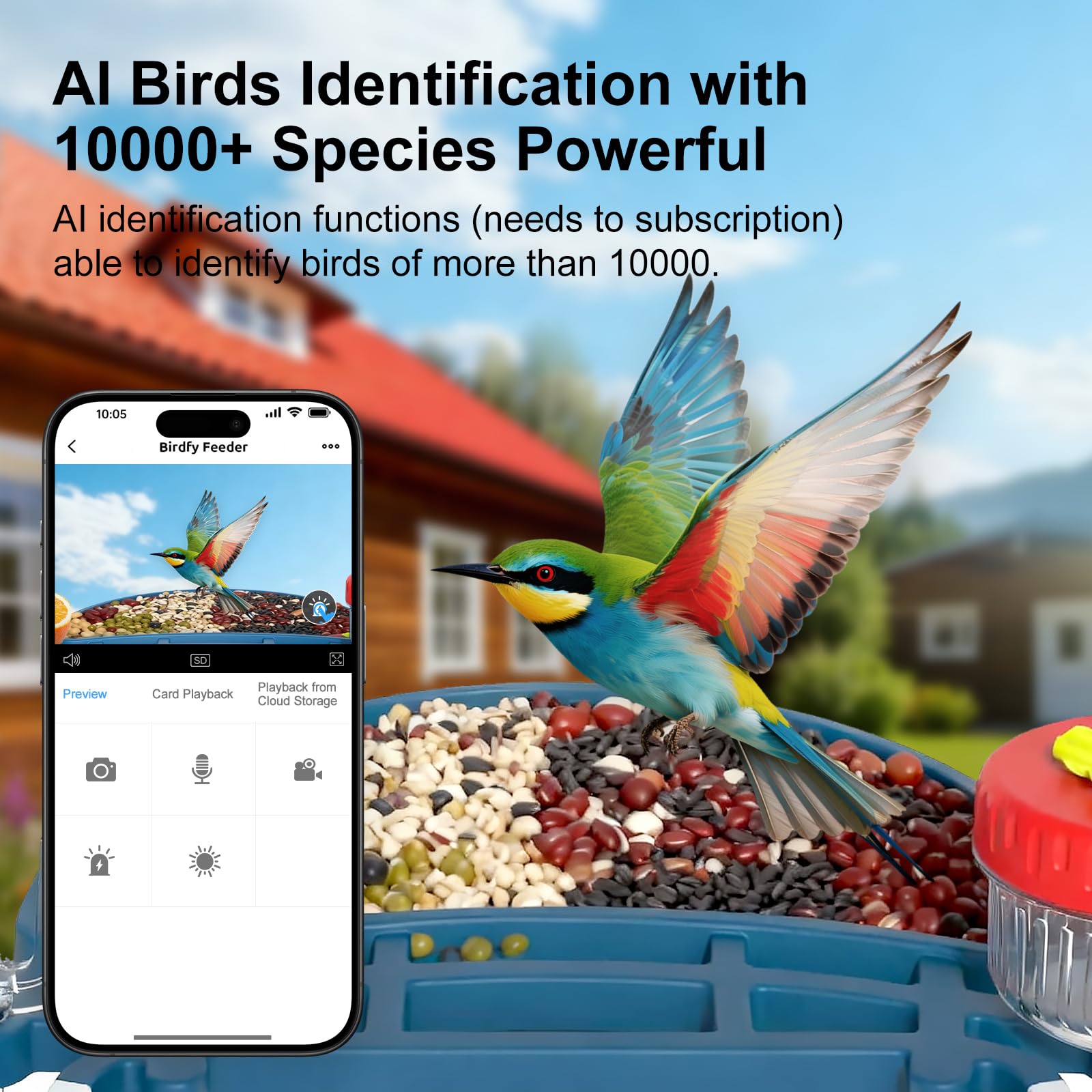 MINIXTEC close-up of 4K camera lens, crisp video detail for identification