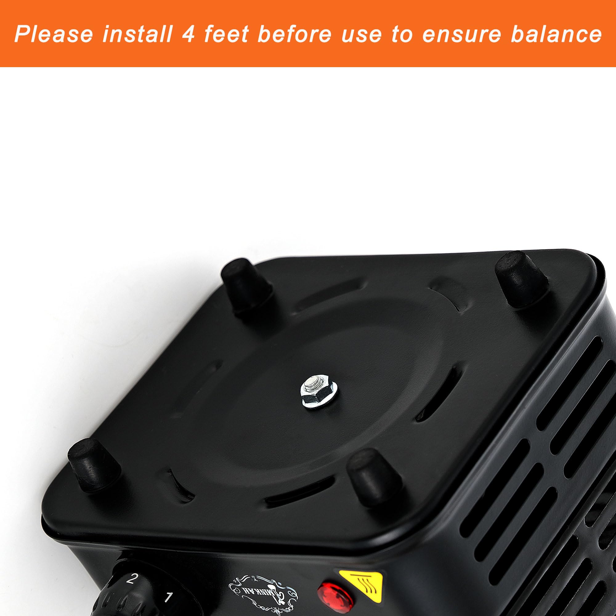 minkah enamel-coated housing detail showing rust-resistant finish and durable benefit