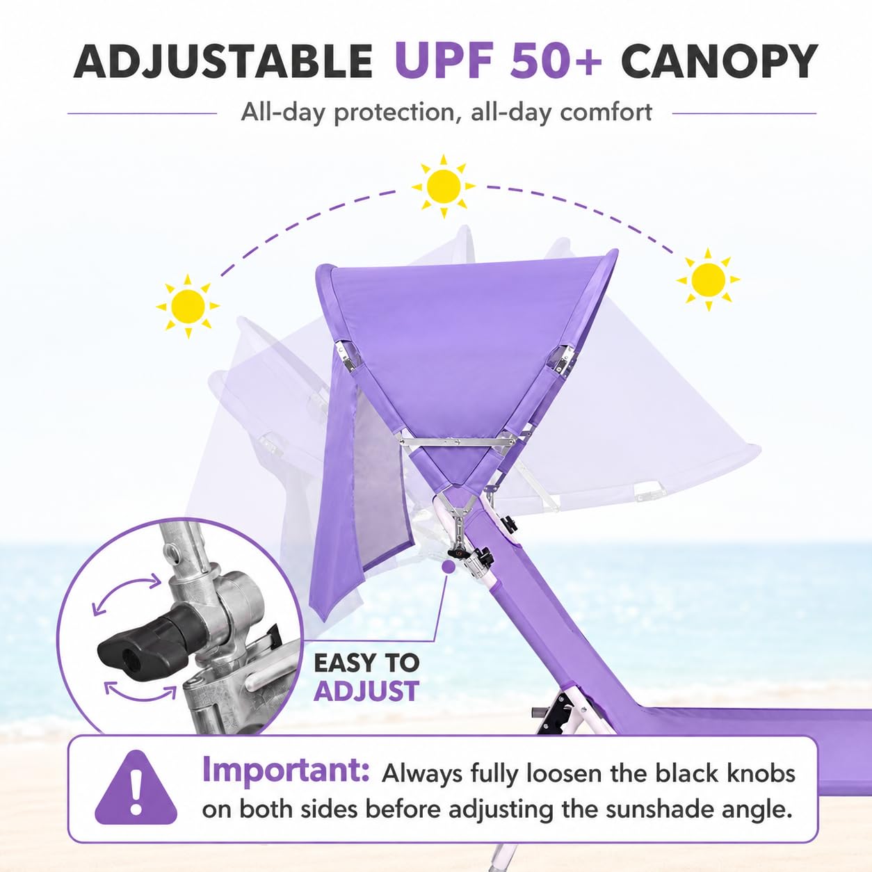 Minndudu folded chair with shoulder strap for easy transport and storage