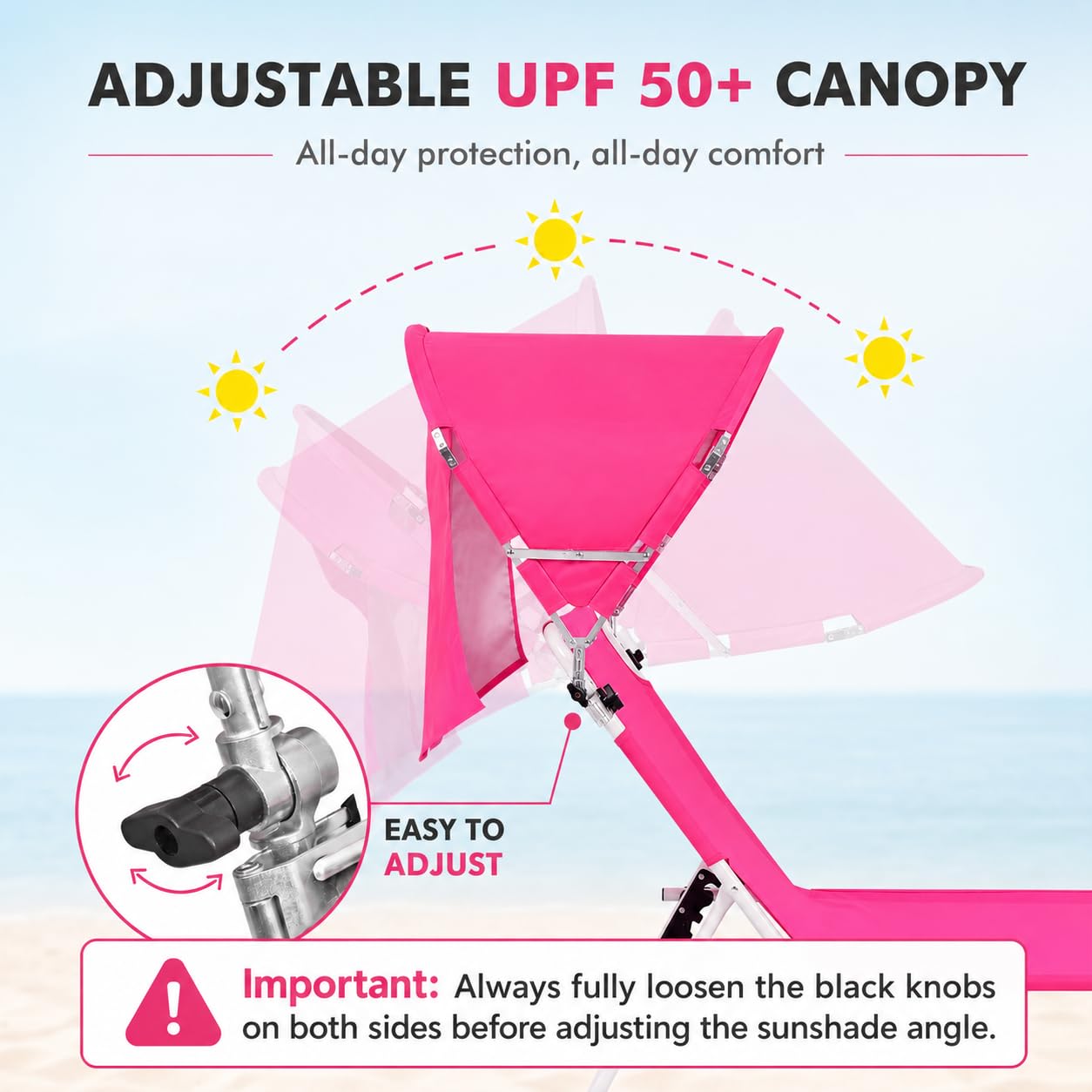 Minndudu footrest and velcro cover displays secure face-hole protection option