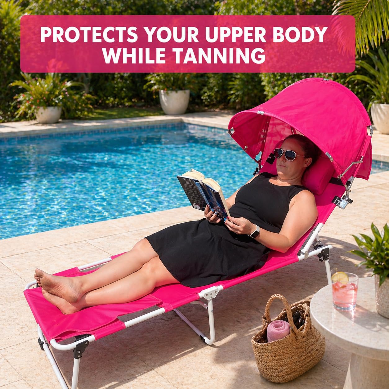 Minndudu side profile recline setting shows five-position support for comfort