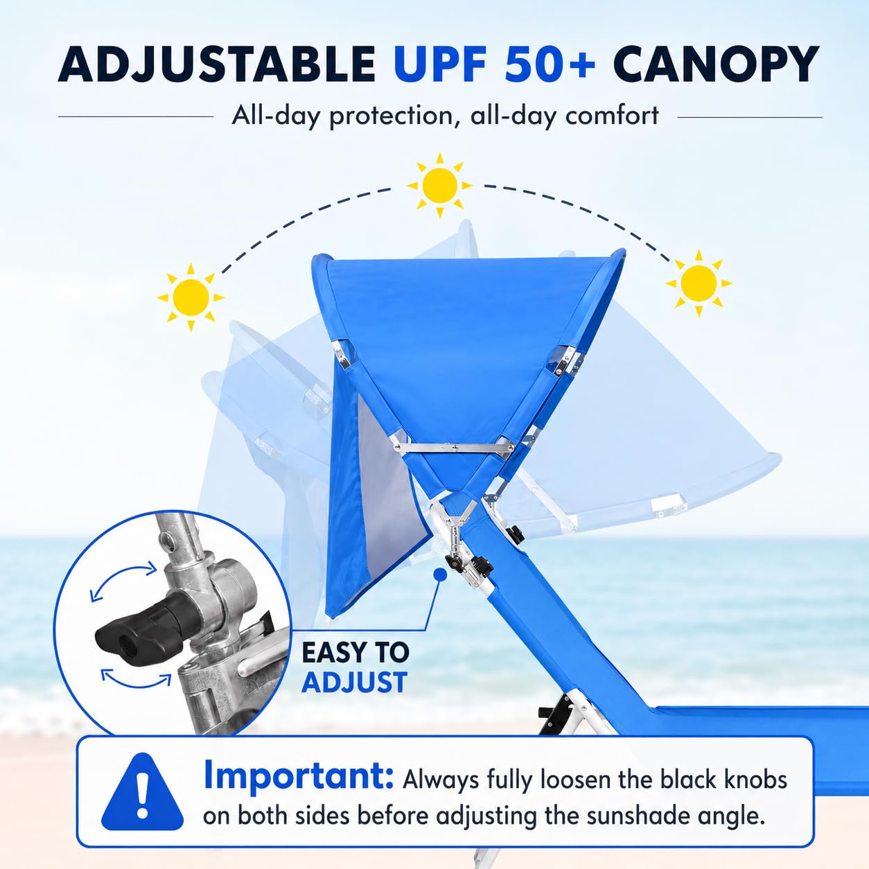 Minndudu side profile reclined, durable frame and breathable fabric