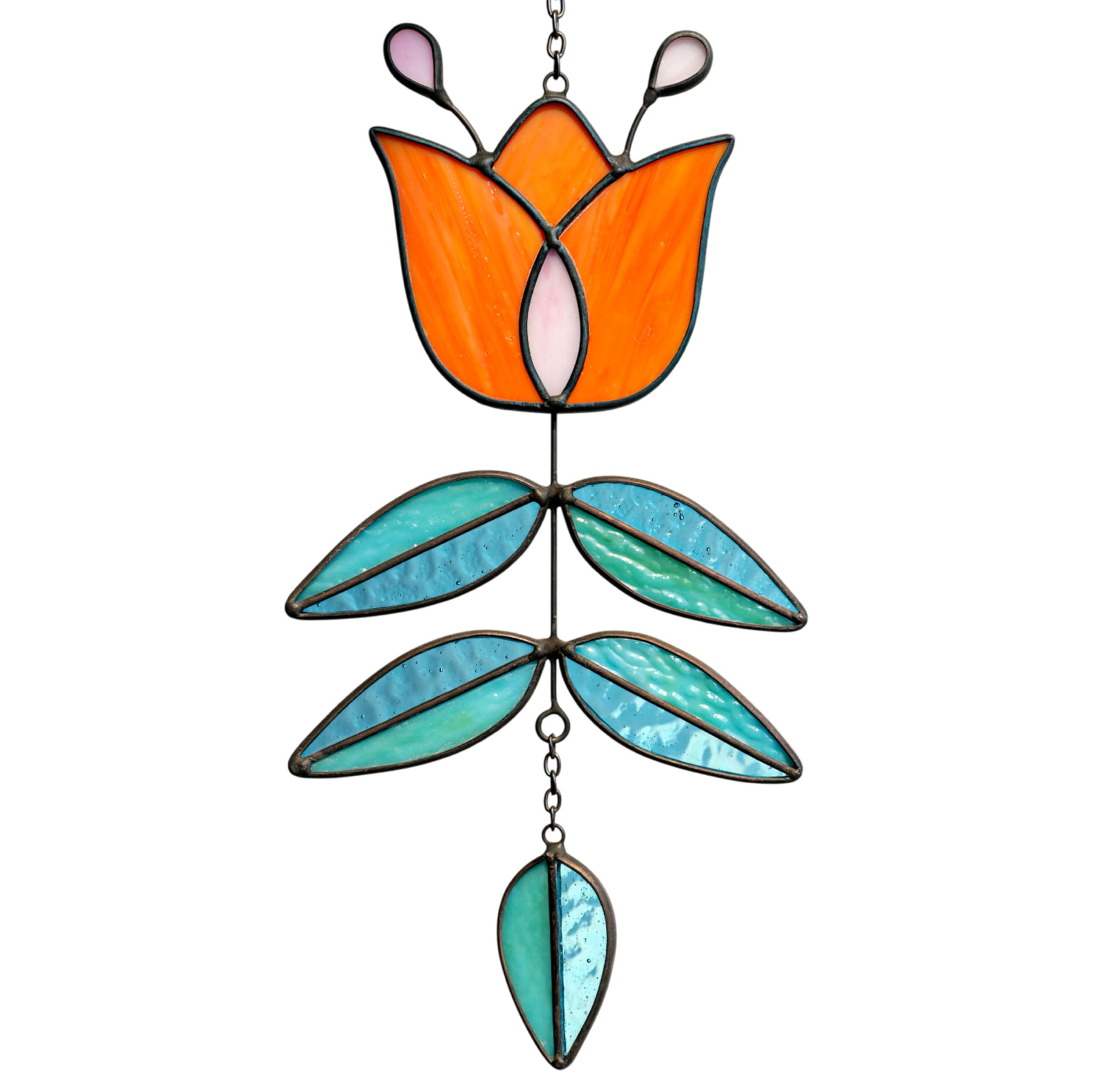 MintyWiz coral tulip front view showing vibrant color and shape benefits bright decor