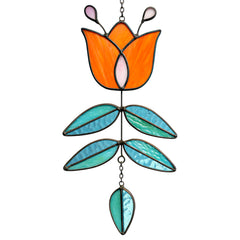 MintyWiz coral tulip front view showing vibrant color and shape benefits bright decor
